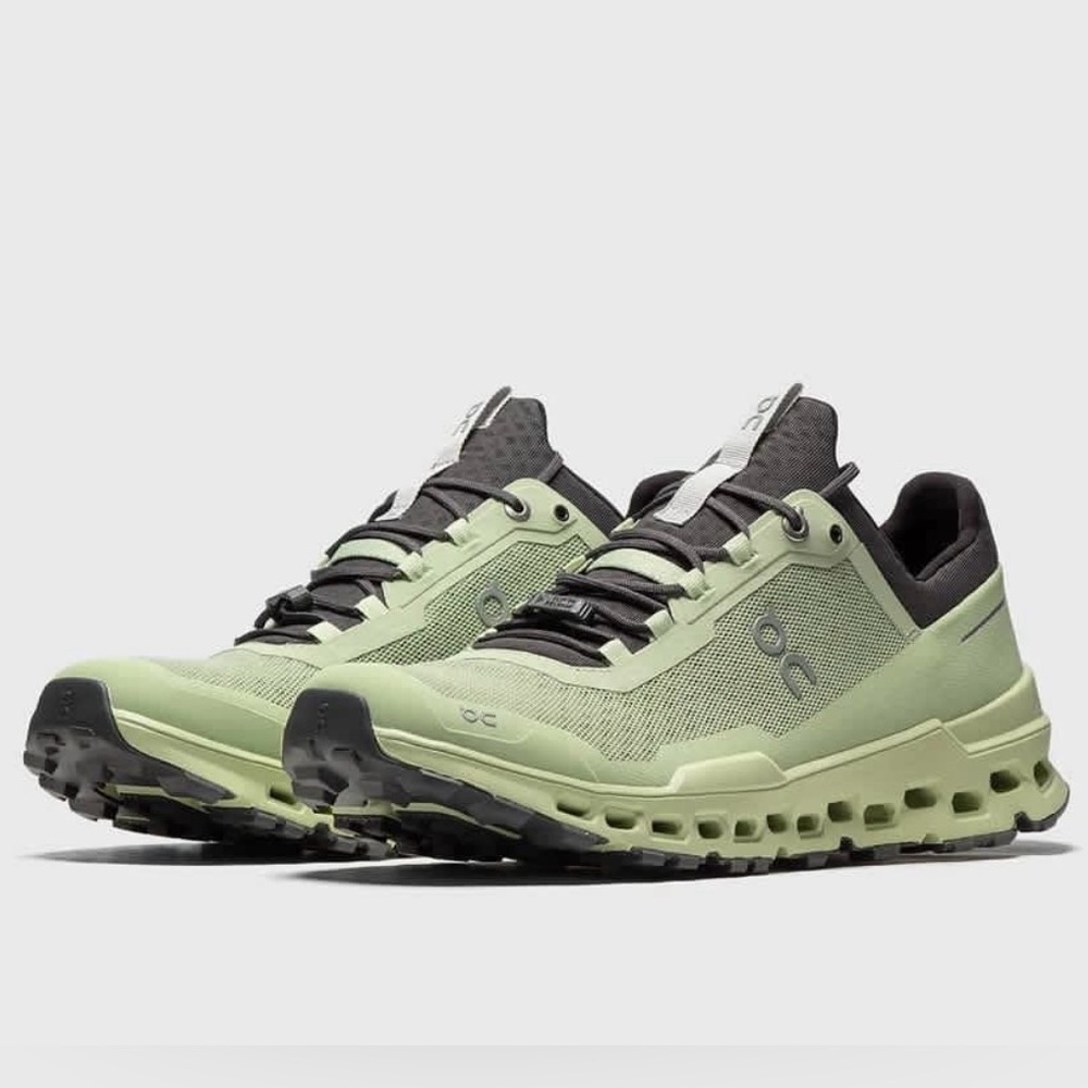 On Cloudultra 🔥 Vine  Meadow Green Trail Cloudtrax Running Shoes Sz 10.5 US NEW - Picture 8 of 10